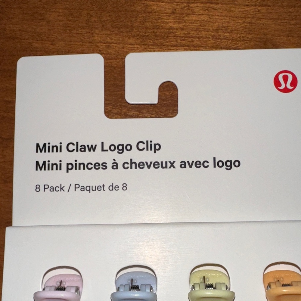 Lululemon Mini Claw Logo Clips - Multicolor NWT - Picture 3 of 6